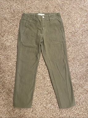Trave Deja utility taper green pants